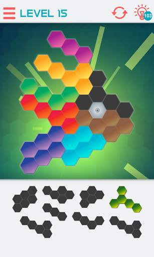 Hexagon Graph: Geometry Puzzle скриншот 5