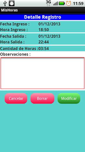 My Working Hours screenshot 5