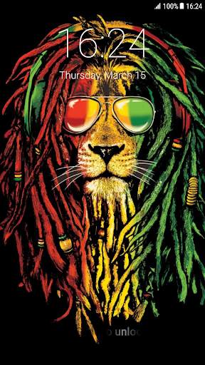 Rasta Pattern Lock Screen screenshot 1