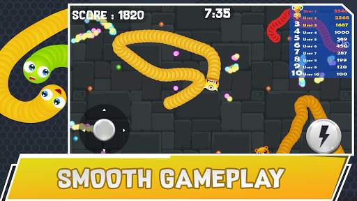 Angry Crawler Worm : Play snake game classic screenshot 2