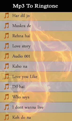 Mp3 to Ringtone screenshot 2