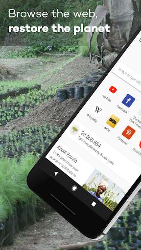 Ecosia - Trees & Privacy screenshot 1