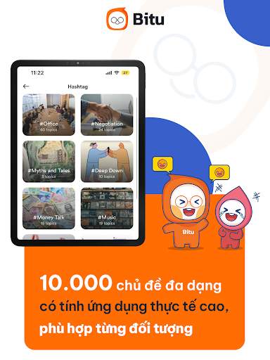 Bitu, Luyện nói tiếng anh screenshot 14