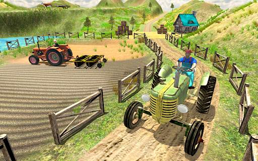 Tractor Driving Game Offroad screenshot 1