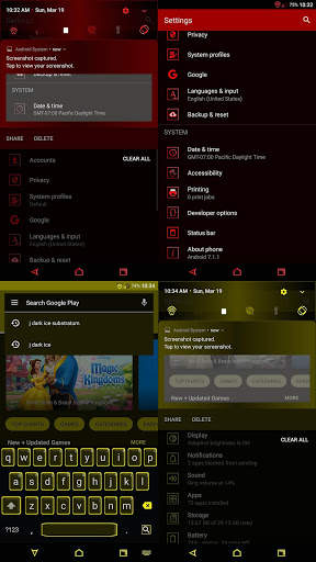J Dark Ice Substratum Theme скриншот 6