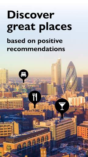 TWISPER: Positive food & travel recommendations screenshot 1