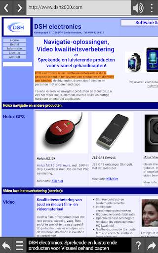 Speaking Browser screenshot 2