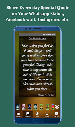Thought For The Day Life Quote screenshot 7