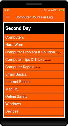 Computer Course in English screenshot 3