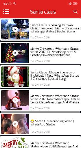 Christmas Video Status स्क्रीनशॉट 4
