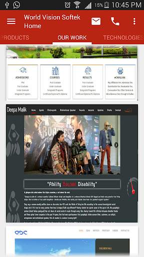 World Vision Softek screenshot 3