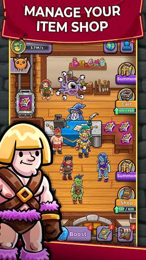 Dungeon Shop Tycoon: Craft and Idle screenshot 1