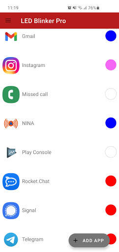 LED Blinker Notifications Lite AoD-Manage lights screenshot 6