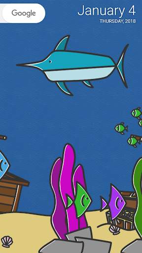 Cartoon Aquarium Live Wallpaper screenshot 2