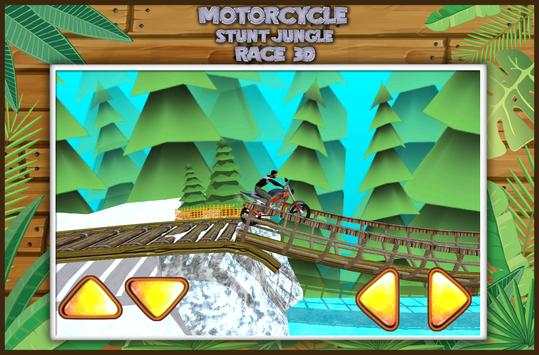 Motorcycle Stunt Jungle Race screenshot 3