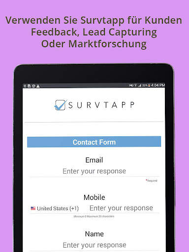 Survtapp Offline-Umfrage-App screenshot 12