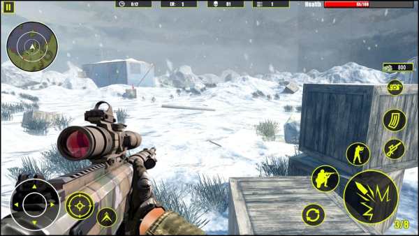 Snow Sniper Shooting 2017 screenshot 5