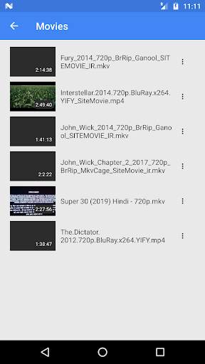 Mp4 Time  Player screenshot 1