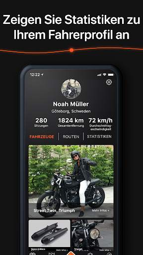 Detecht – Motorrad App und GPS screenshot 7