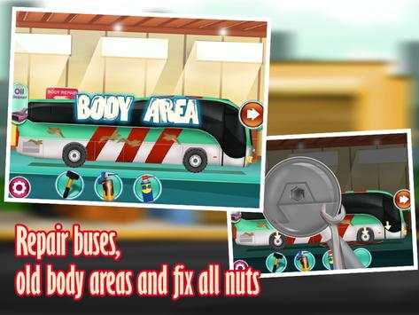 Crazy Bus Mechanic Garage screenshot 8