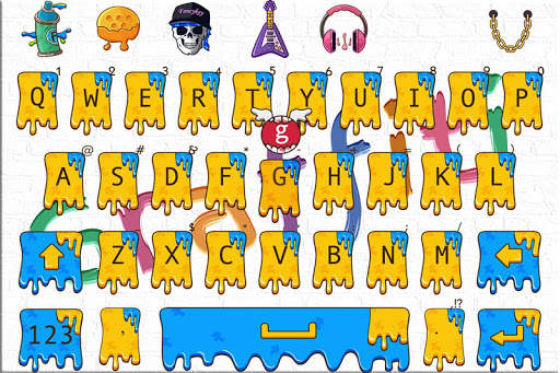 Graffiti Keyboard screenshot 1