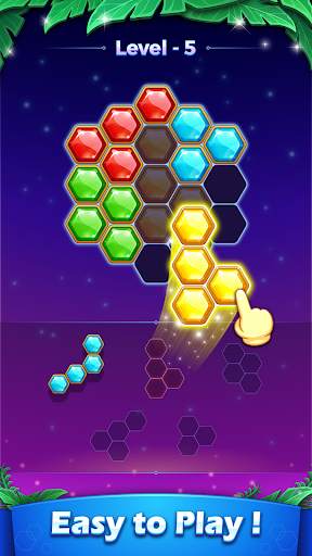 Hexa Block Puzzle - Classic Block Games screenshot 1