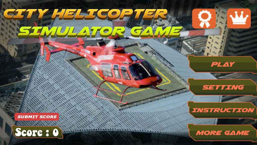 City Helicopter Simulator Game screenshot 1