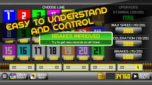 Subway Simulator 2D - city metro train driving sim screenshot 8