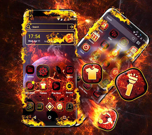 Scorched Universe Launcher Theme screenshot 3