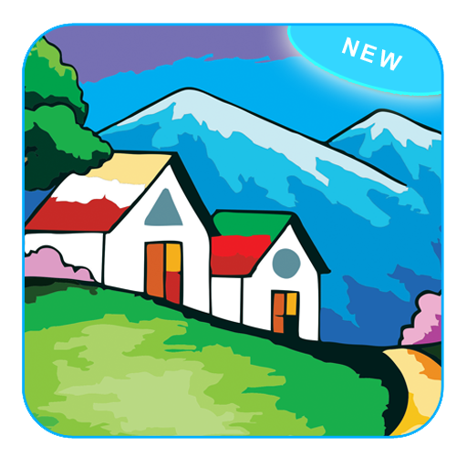 How to draw scenery icon