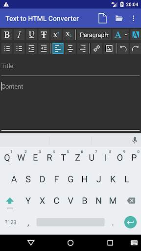 Text to HTML Converter 6 تصوير الشاشة