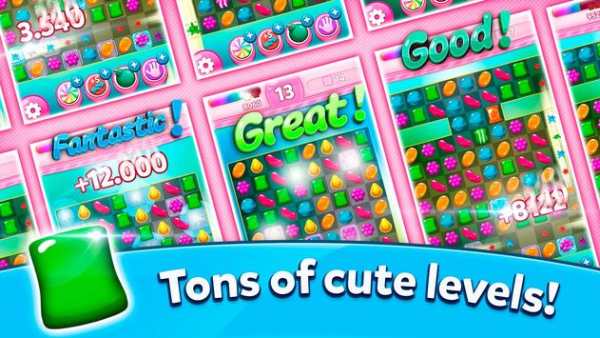 Candy Fruit - Jelly Garden screenshot 2