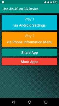 Use 4G on 3G Phone VoLTE screenshot 3