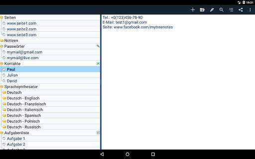 Hierarchische notizen screenshot 11