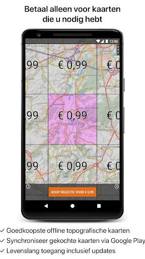 Topo GPS België screenshot 2