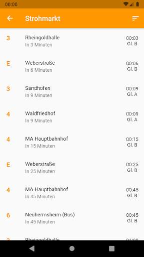 RNV Live Fahrplan screenshot 1