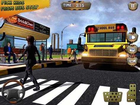 Sopir Bus Sekolah Tinggi: Bus Transport Game screenshot 10