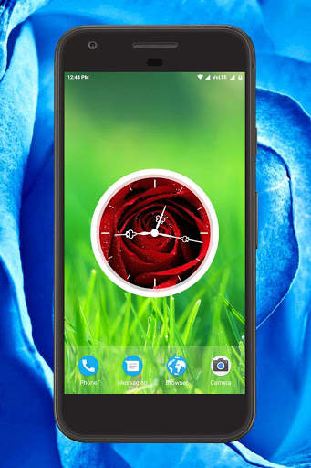 Rose Clock Live Wallpaper screenshot 5