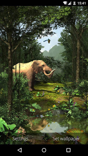 3D Rainforest Live Wallpaper screenshot 5