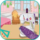 Games Girls Sewing dress logo