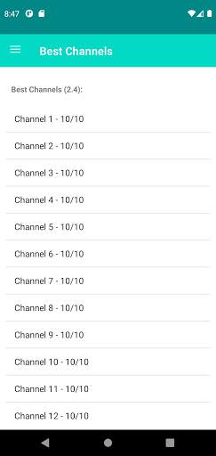 Wifi scan and analyzer screenshot 8
