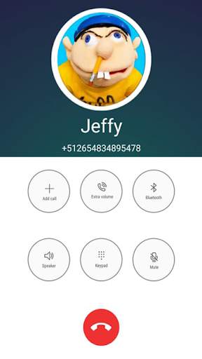 Jeffy Video Call & Chat Simulator Prank screenshot 4