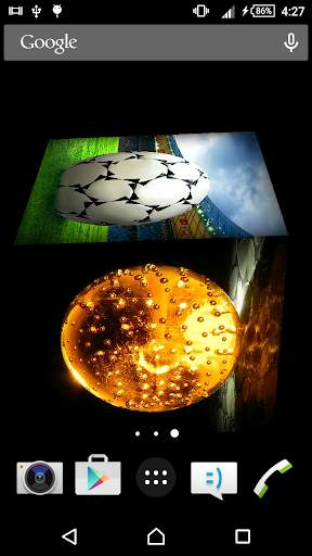 Ball Cube Live Wallpaper screenshot 1