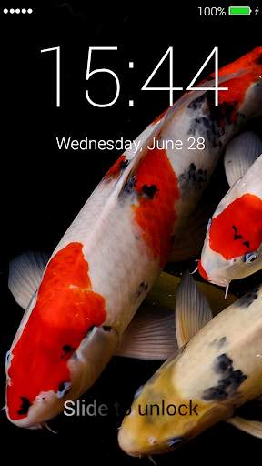 Koi Fish Lock Screen for Huawei screenshot 6