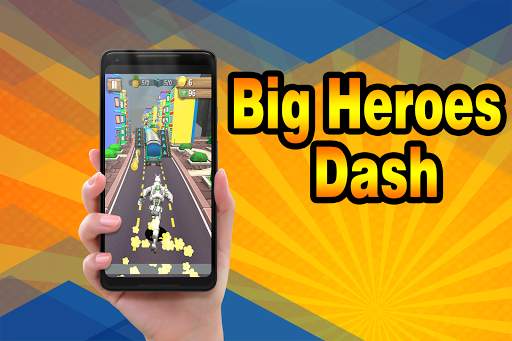 Big Heroes Dash - Endless Racing & Running Game скриншот 3