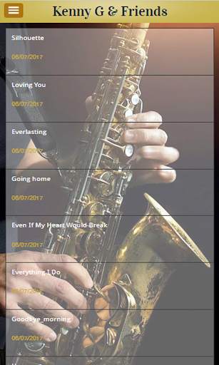 Saxophone Kenny G & Friends screenshot 2