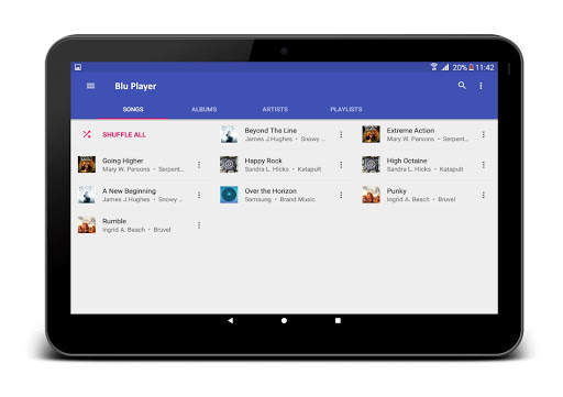 Blu Music Player screenshot 11