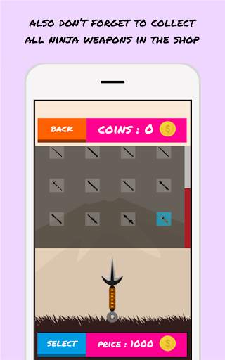 Melempar Senjata Ninja screenshot 7