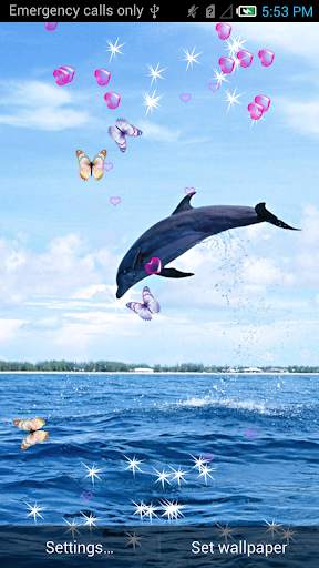 Dolphin Live Wallpaper screenshot 3