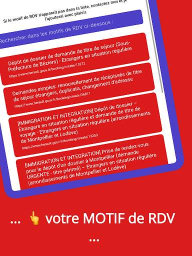 Trouver RDV préfecture screenshot 10